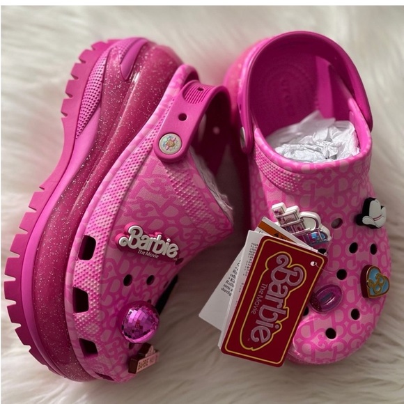 Barbie The Movie Mega Crush Platform Clogs Size 9 NWT - Picture 3 of 3